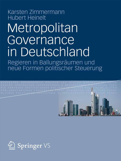 Title details for Metropolitan Governance in Deutschland by Karsten Zimmermann - Available